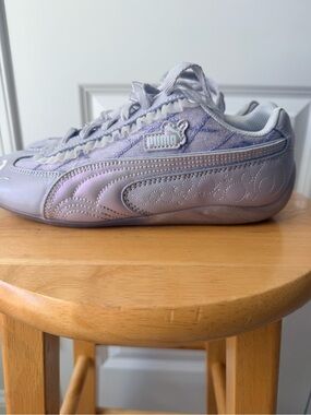 PUMA Women's Wicked Silver-Lavender Runner Sneaker